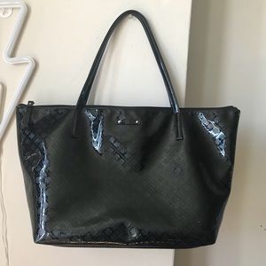 Kate Spade Glossy Black Bag